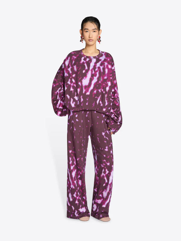 DRIES VAN NOTEN HANNETT DRAPED SWEATSHIRT