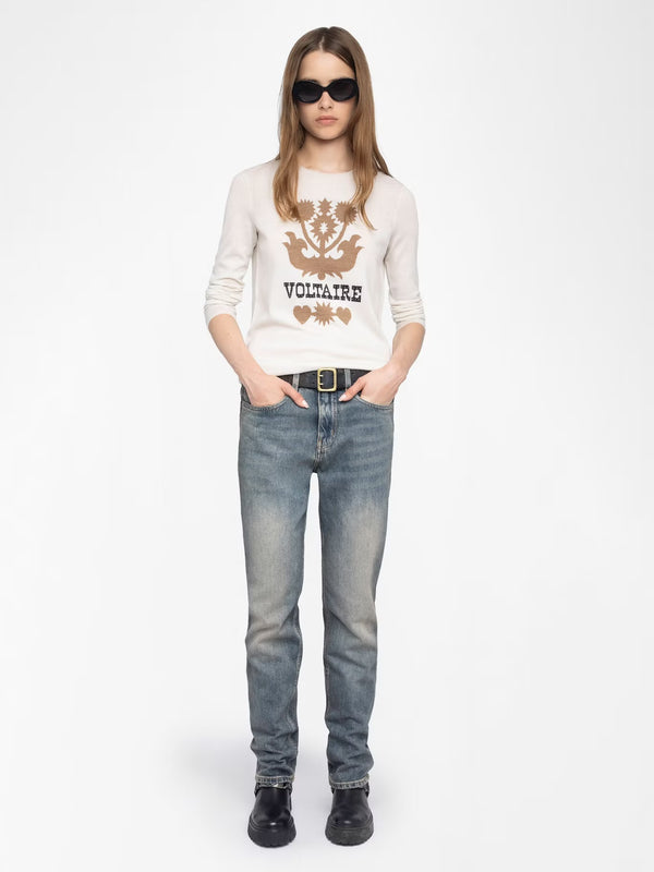 ZADIG & VOLTAIRE TEISSA MERINO WOOL JUMPER