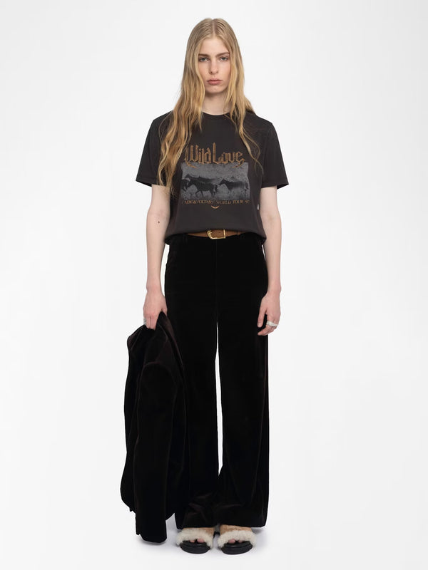 ZADIG & VOLTAIRE EDWIN WILD LOVE T-SHIRT
