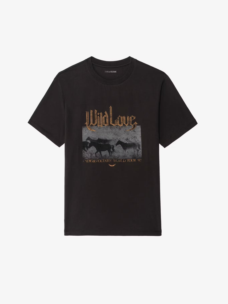 ZADIG & VOLTAIRE EDWIN WILD LOVE T-SHIRT