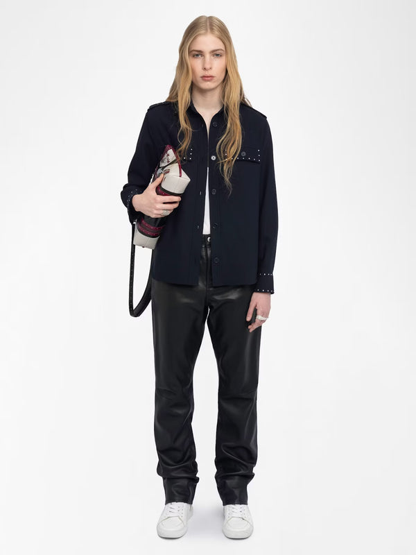 ZADIG & VOLTAIRE TASKAM TAILLEUR STRASS ENCRE