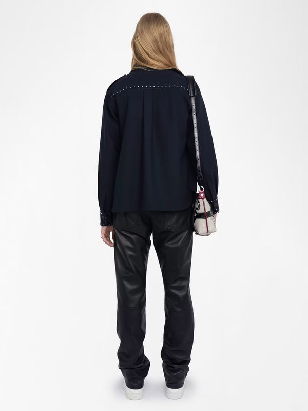 ZADIG & VOLTAIRE TASKAM TAILLEUR STRASS ENCRE