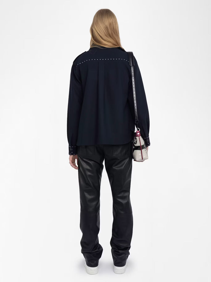 ZADIG & VOLTAIRE TASKAM TAILLEUR STRASS ENCRE