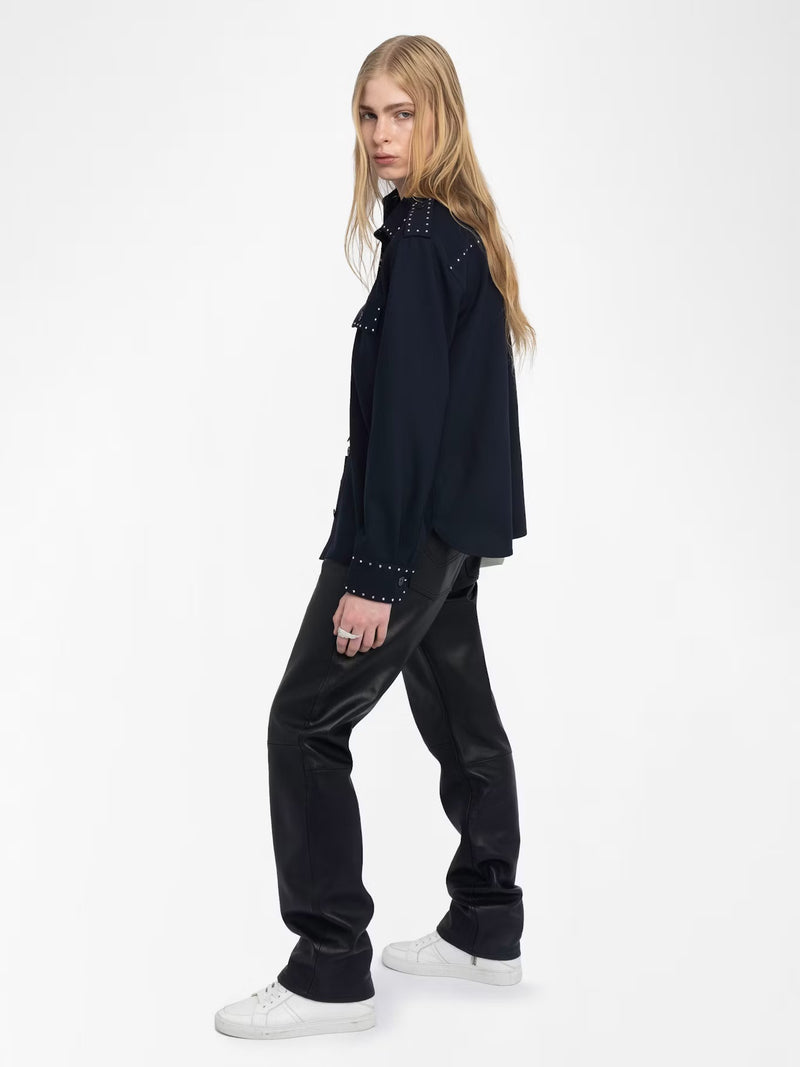 ZADIG & VOLTAIRE TASKAM TAILLEUR STRASS ENCRE