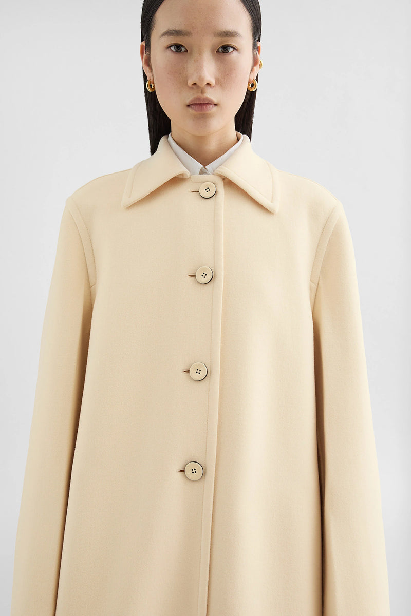 JIL SANDER DOUBLE WOOL COAT