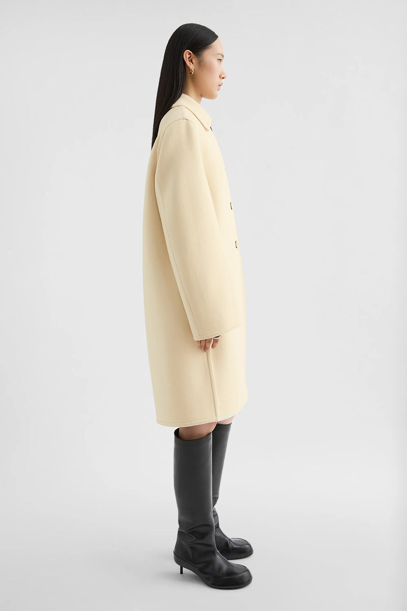 JIL SANDER DOUBLE WOOL COAT
