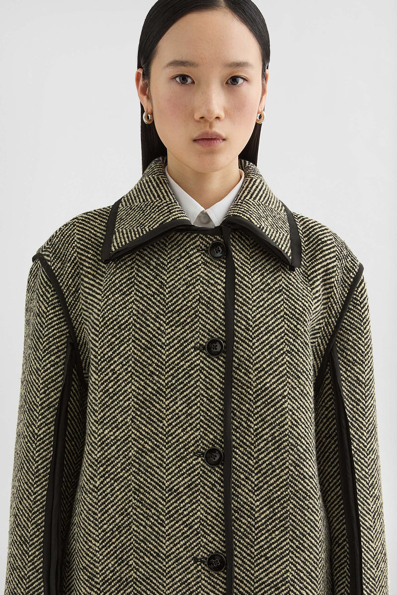 JIL SANDER WOOL TWEED JACKET