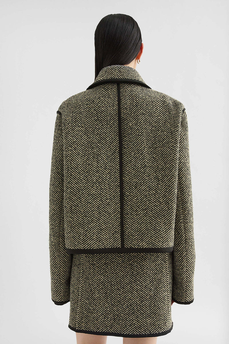 JIL SANDER WOOL TWEED JACKET