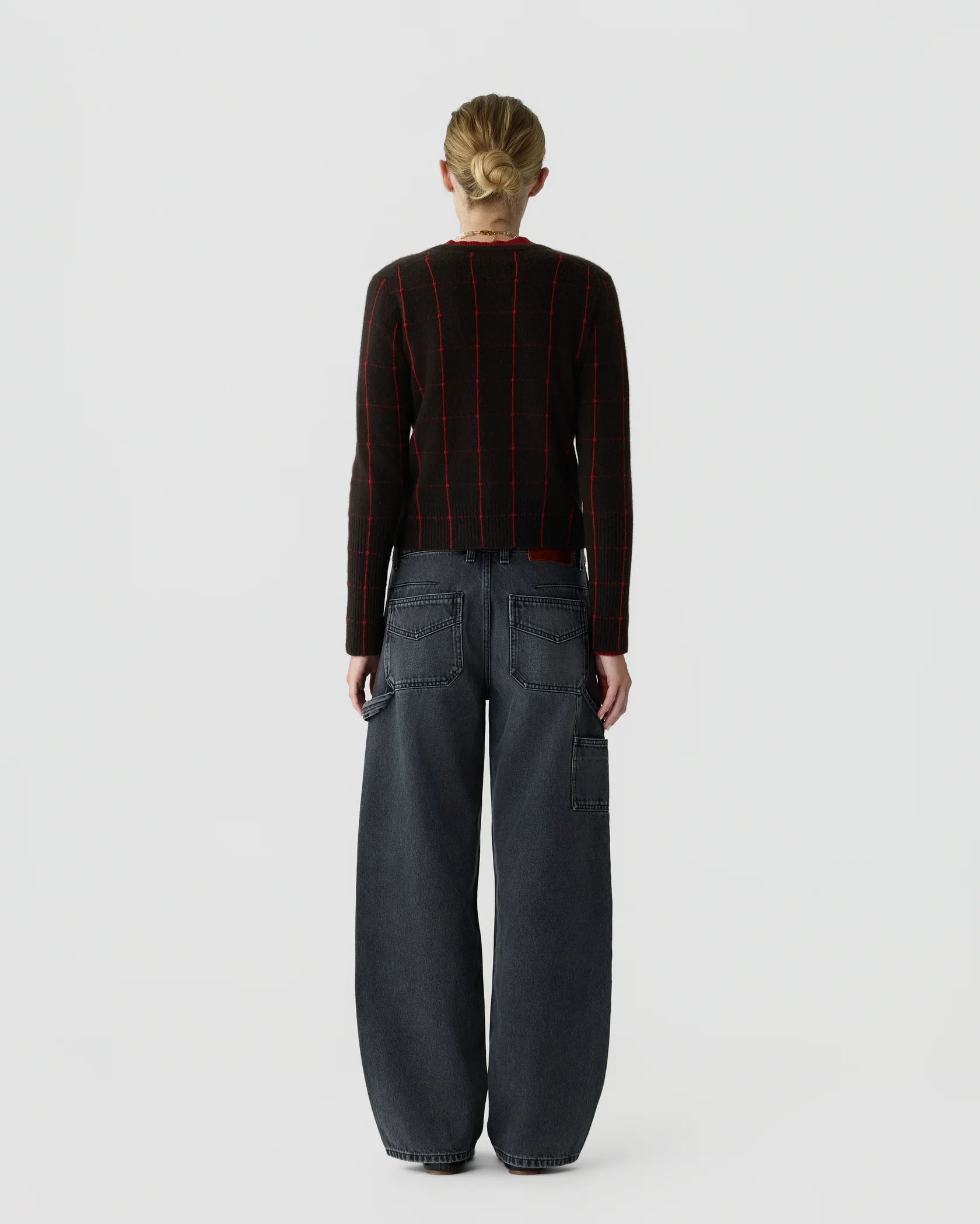 GUEST IN RESIDENCE JANE CHECK CARDIGAN