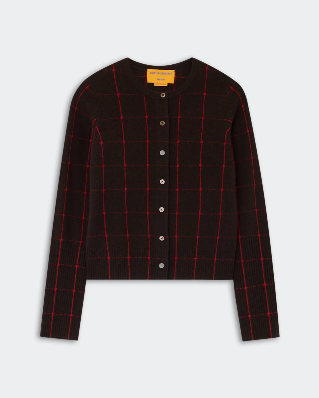 GUEST IN RESIDENCE JANE CHECK CARDIGAN
