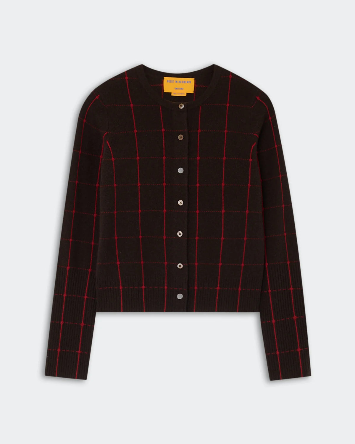 GUEST IN RESIDENCE JANE CHECK CARDIGAN