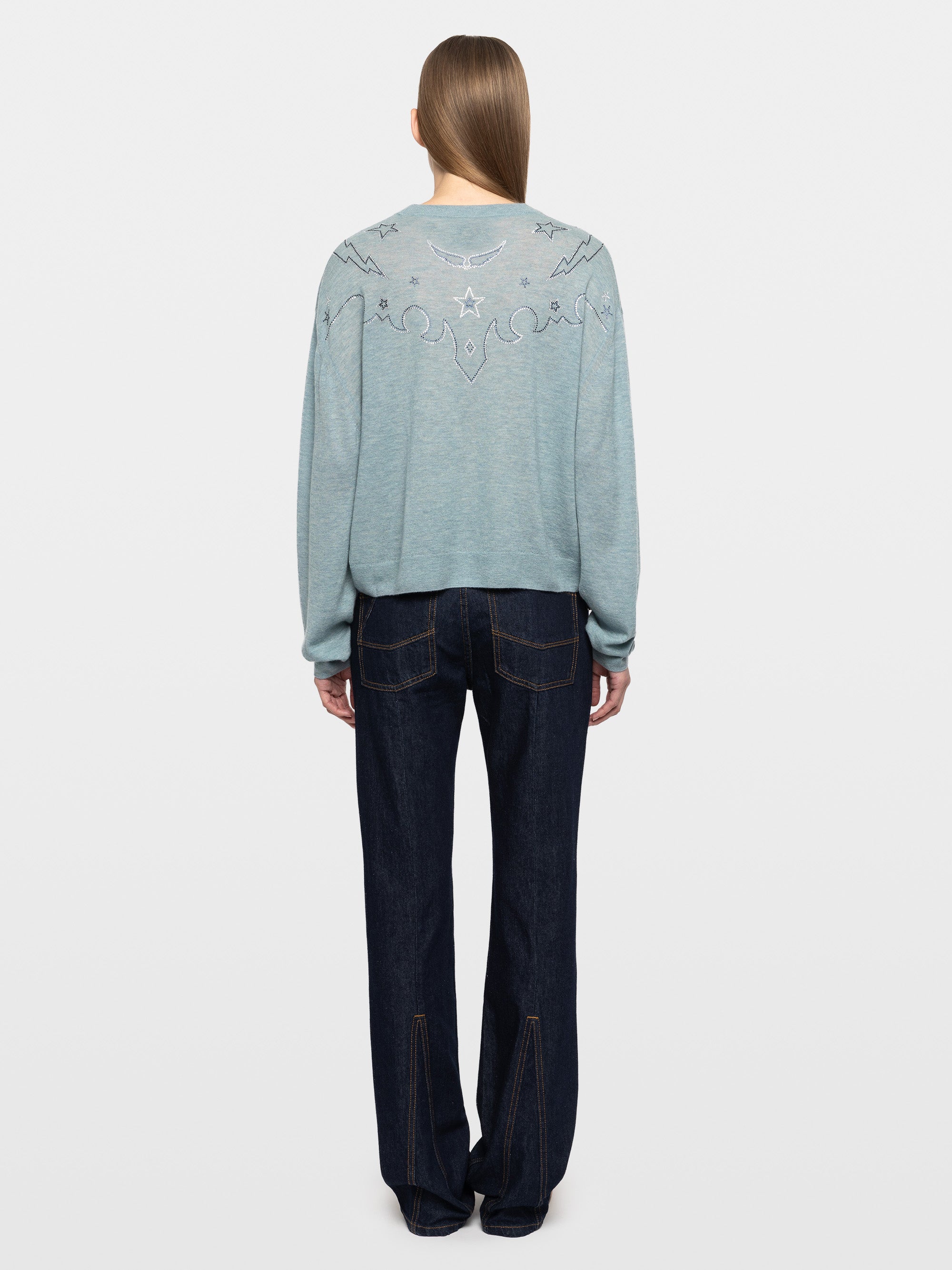 ZADIG & VOLTAIRE SWAPY CASHMERE SWEATER