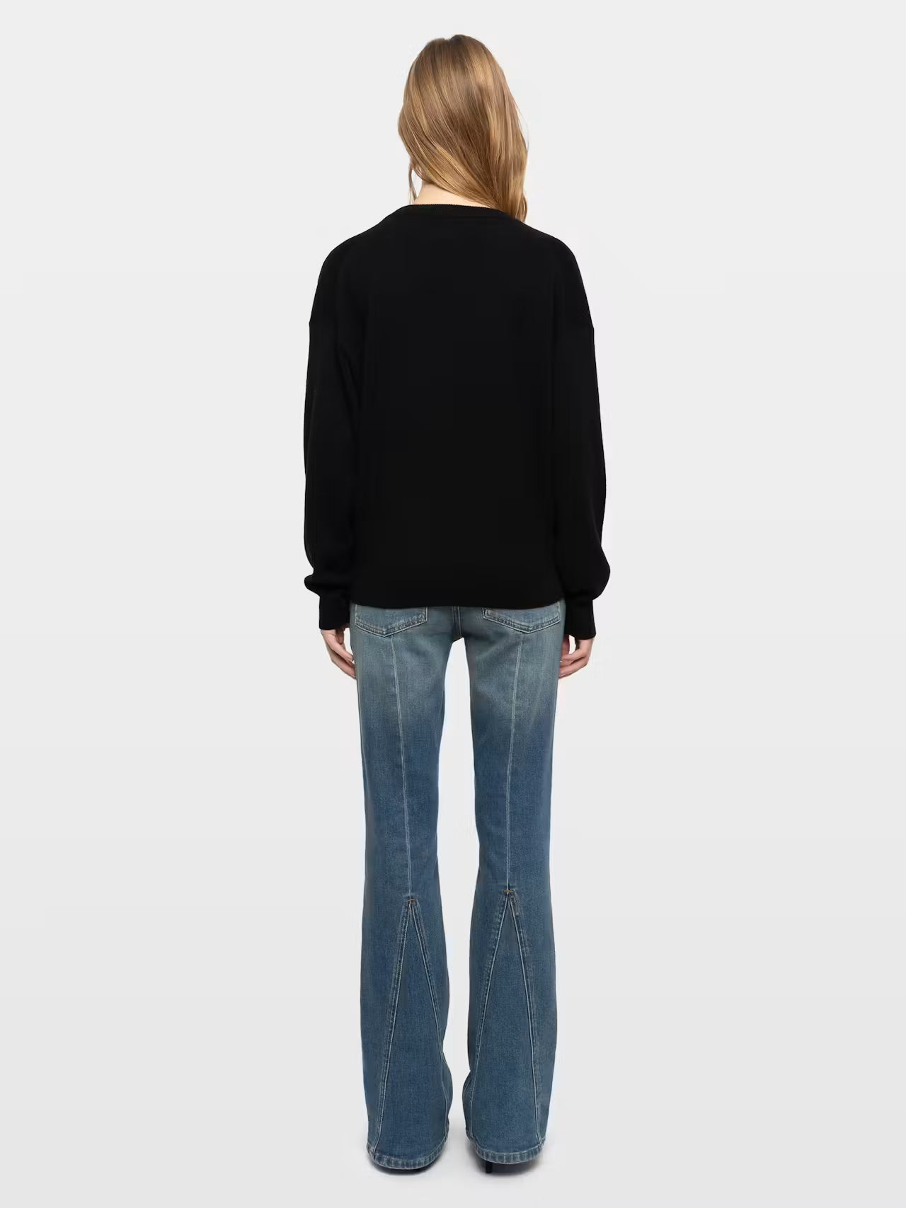 ZADIG & VOLTAIRE SOULU BADGE KNIT BLACK