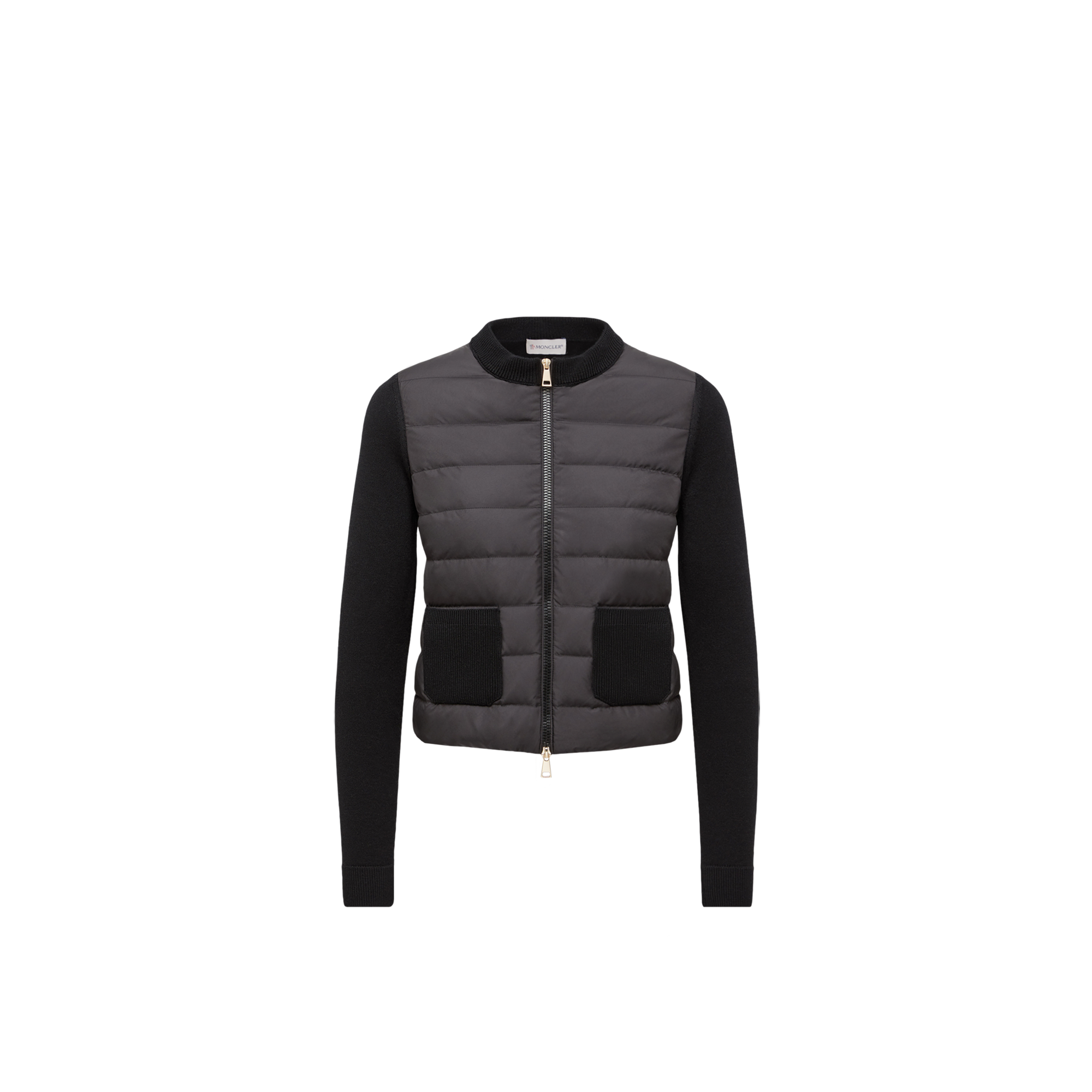 MONCLER TRICOT CARDIGAN BLACK