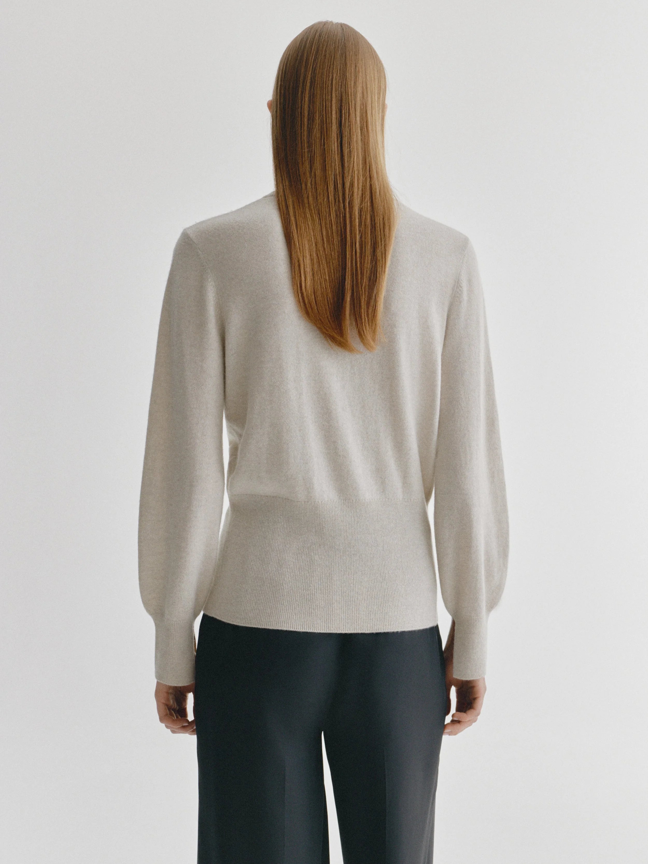 LISA YANG MAVEN CARDIGAN OYSTER
