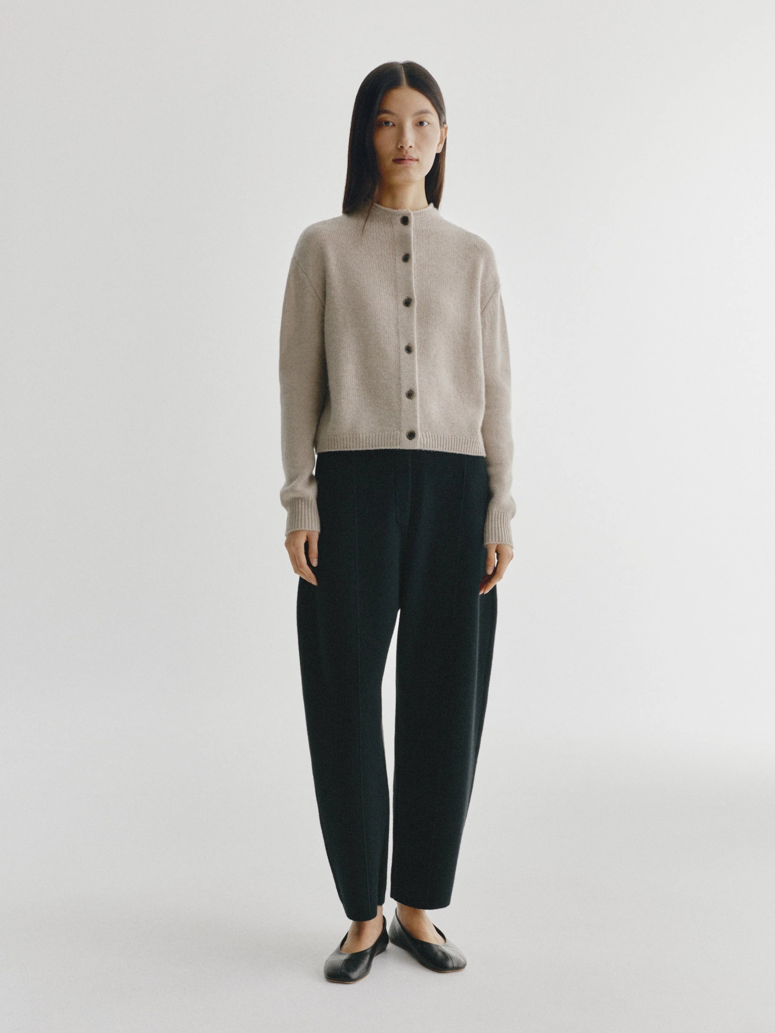 LISA YANG ZIRELLE CARDIGAN SAND