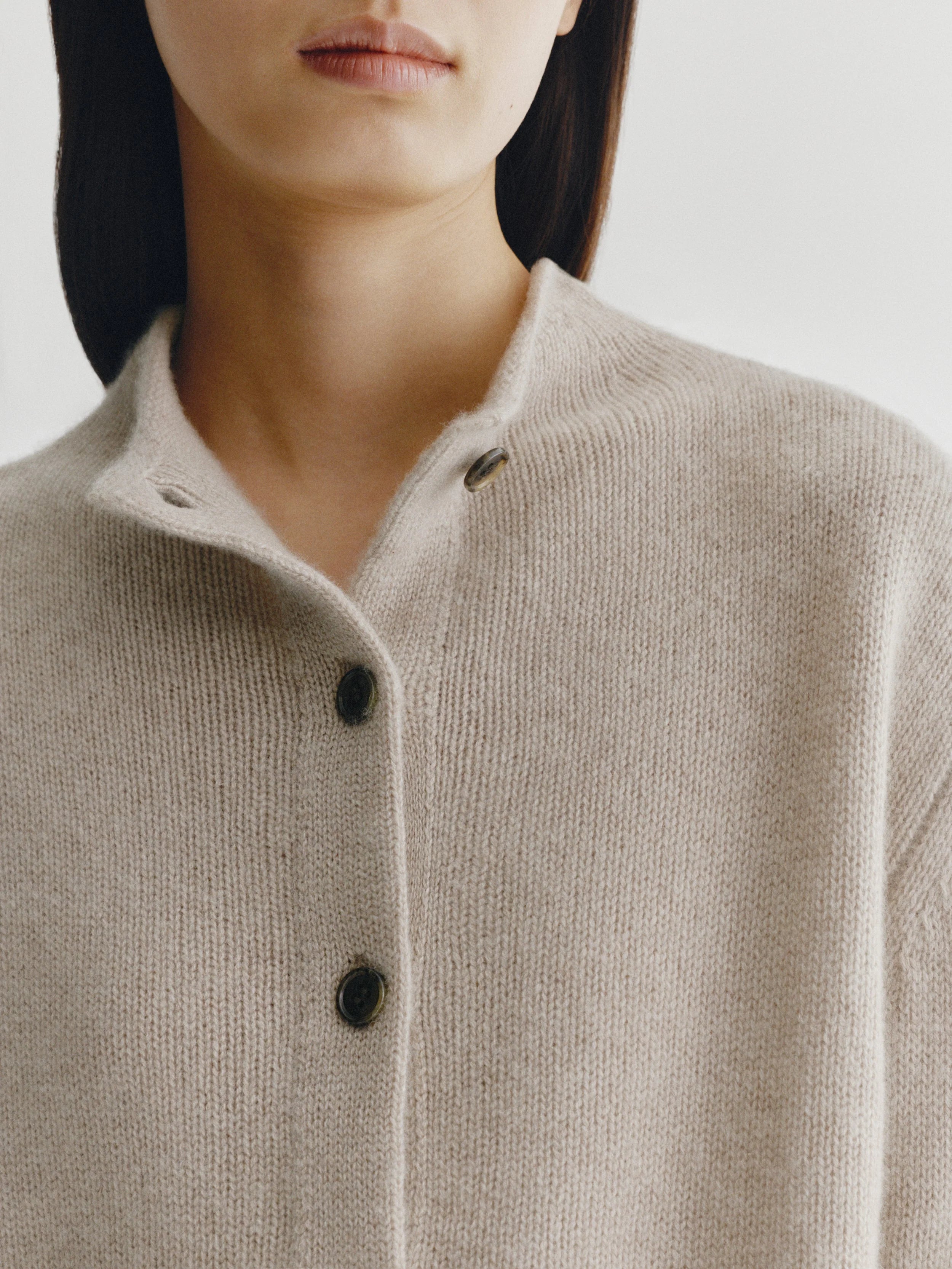 LISA YANG ZIRELLE CARDIGAN SAND