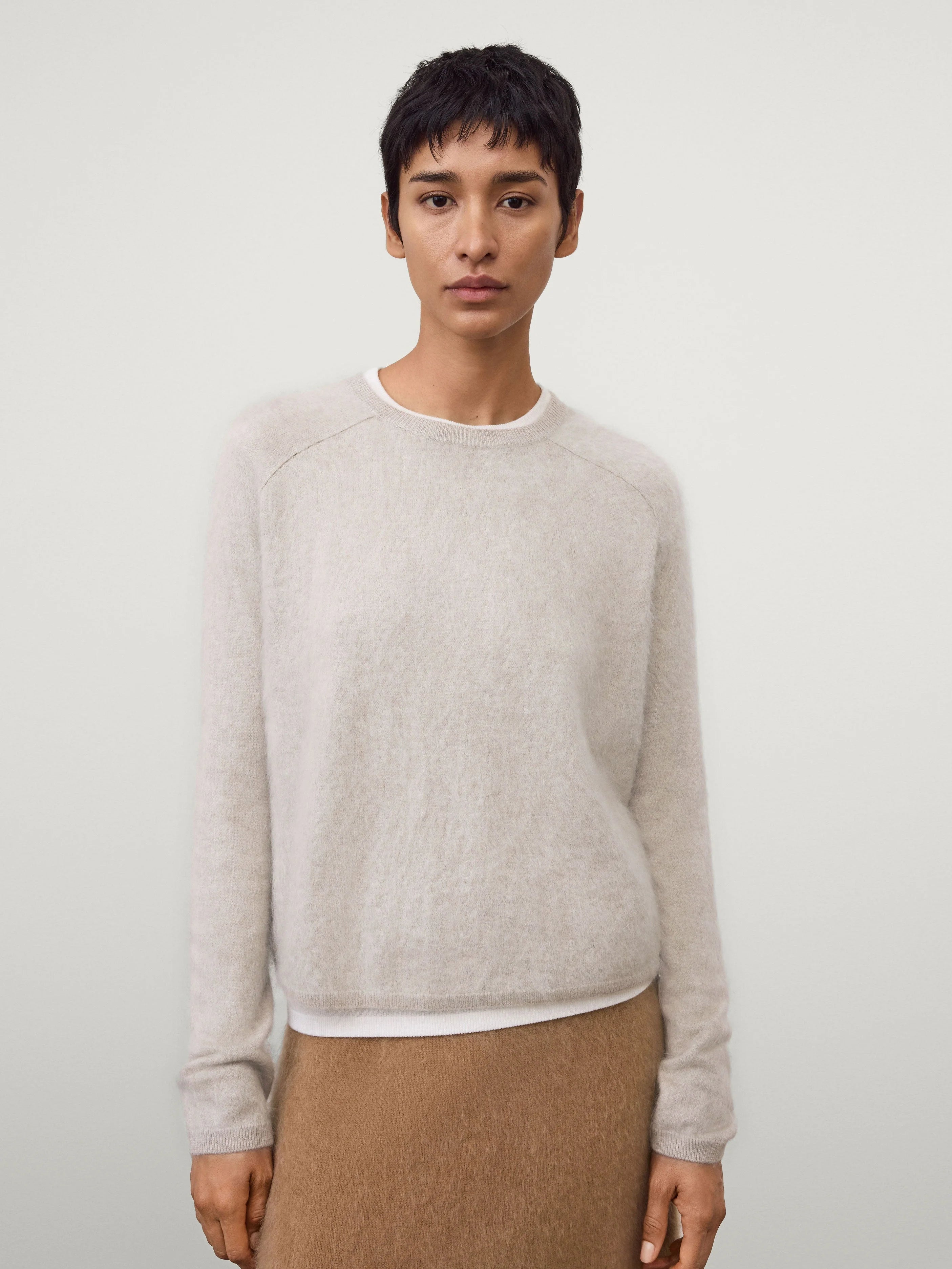 LISA YANG LEXIA SWEATER SAND