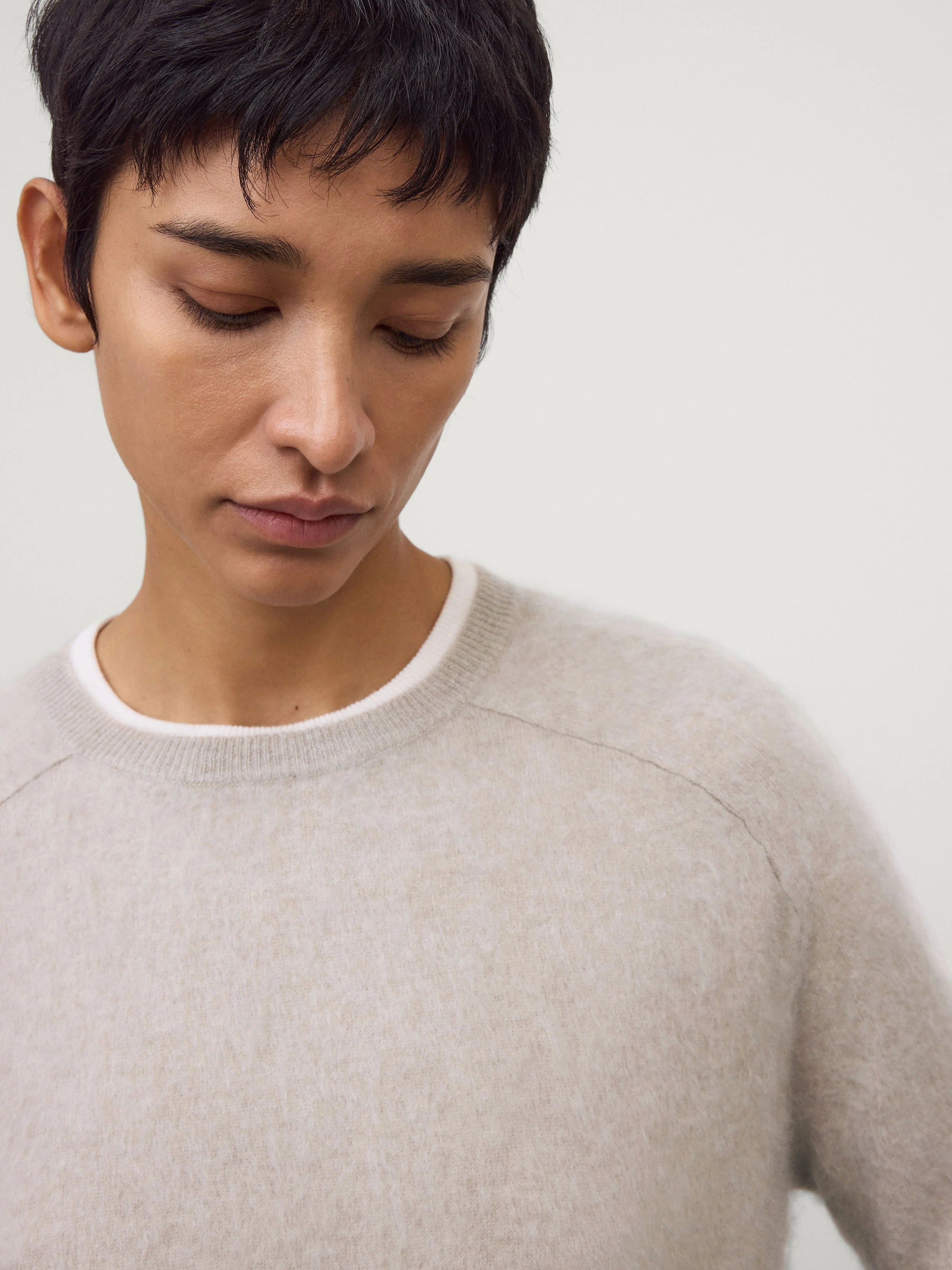 LISA YANG LEXIA SWEATER SAND