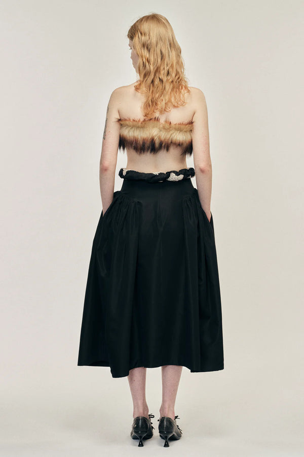 SIMONE ROCHA BIND BLACK SKIRT