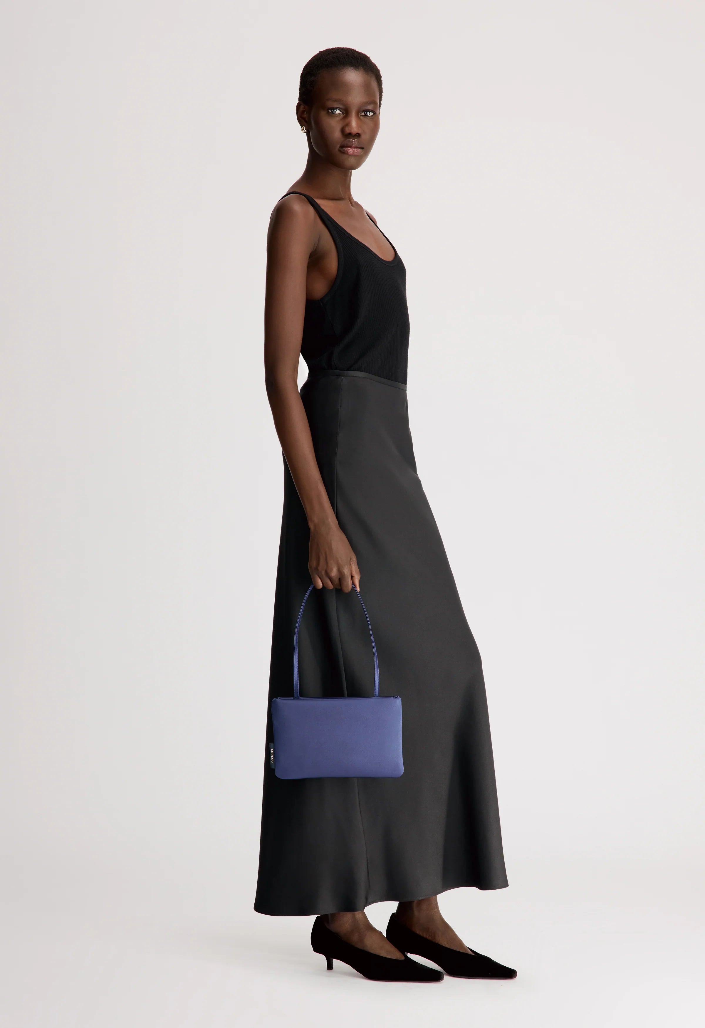 LOULOU DE SAISON ELI BIAS-CUT MAXI SKIRT