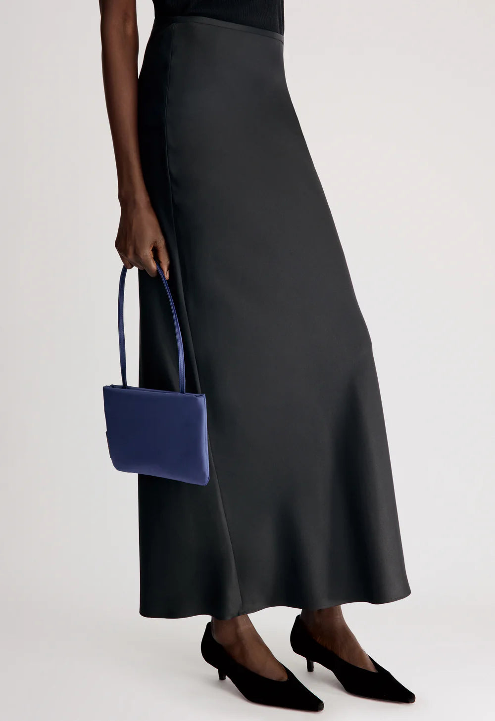 LOULOU DE SAISON ELI BIAS-CUT MAXI SKIRT