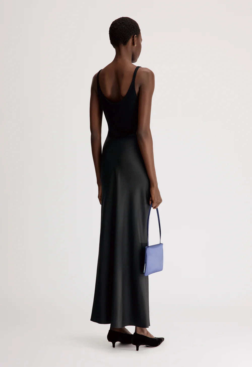 LOULOU DE SAISON ELI BIAS-CUT MAXI SKIRT