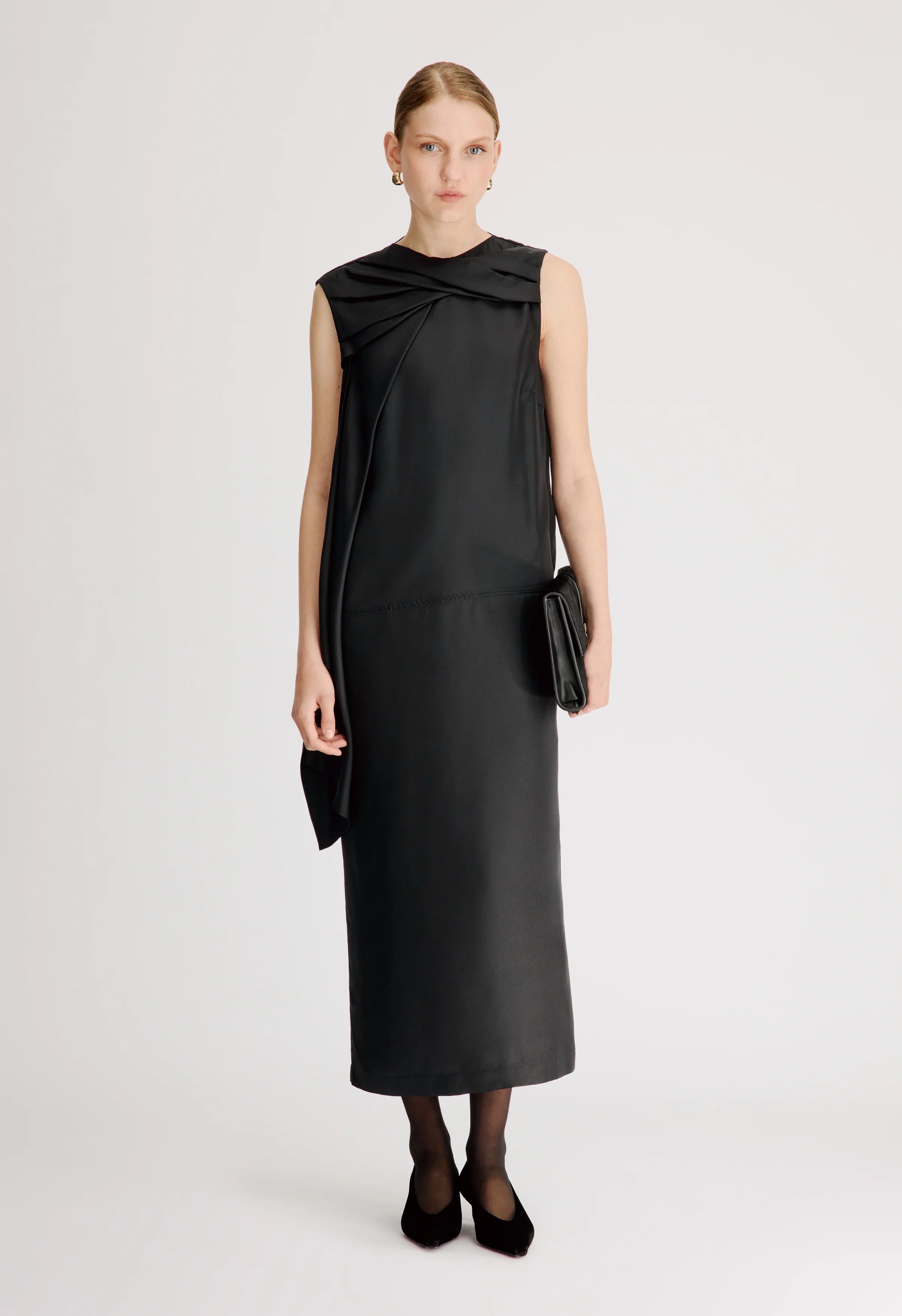 LOULOU DE SAISON IZIA DRAPED DRESS
