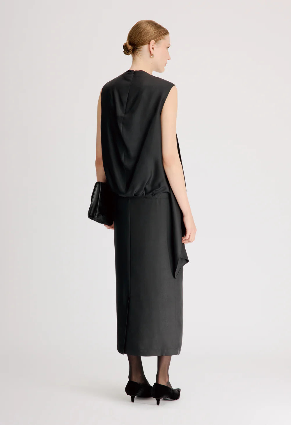 LOULOU DE SAISON IZIA DRAPED DRESS