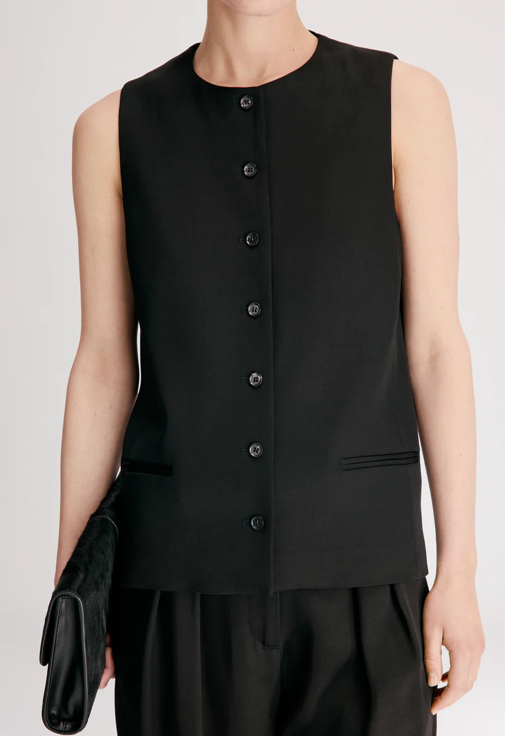 LOULOU DE SAISON JANE SLEEVELESS JACKET