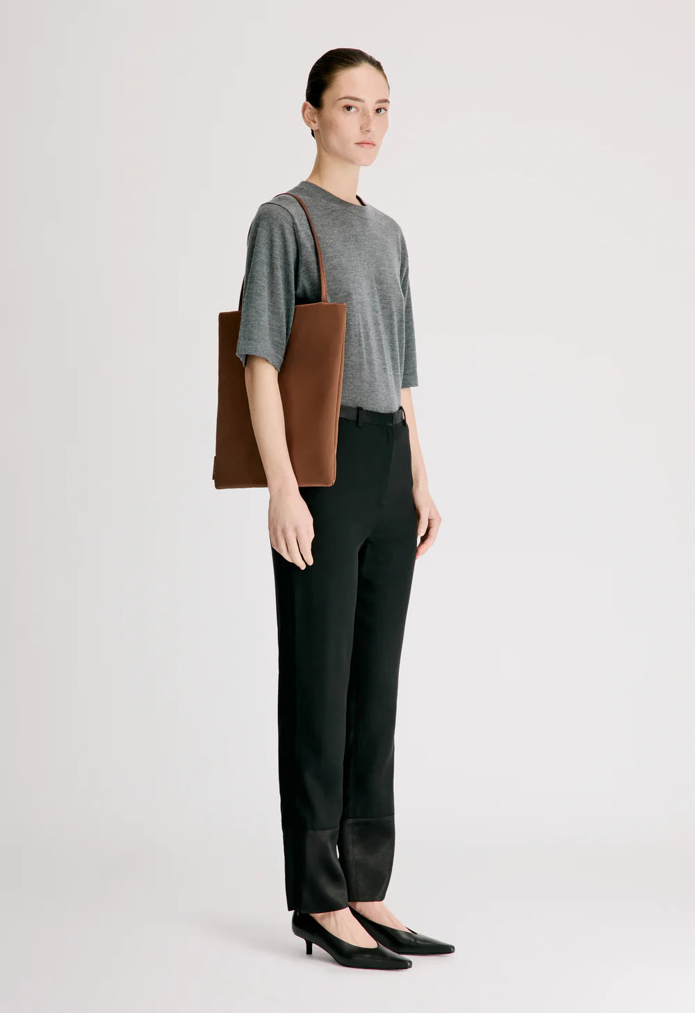 LOULOU DE SAISON MAHONEY STRAIGHT LEG TROUSERS