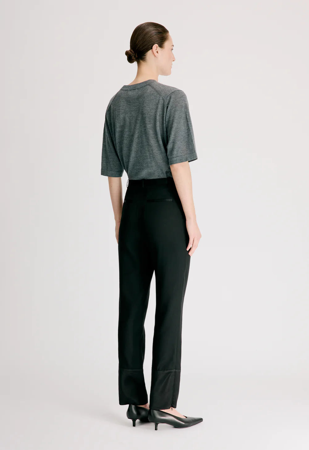 LOULOU DE SAISON MAHONEY STRAIGHT LEG TROUSERS