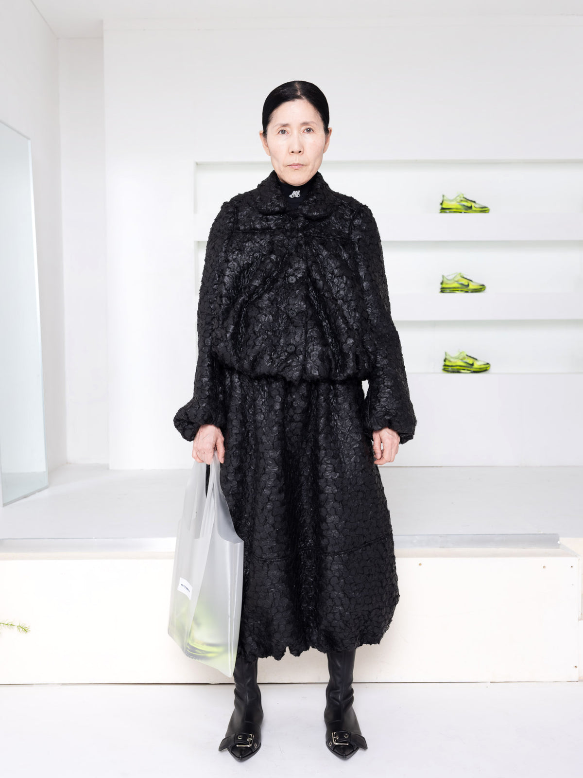 MELITTA BAUMEISTER BLACK SHIRT JACKET
