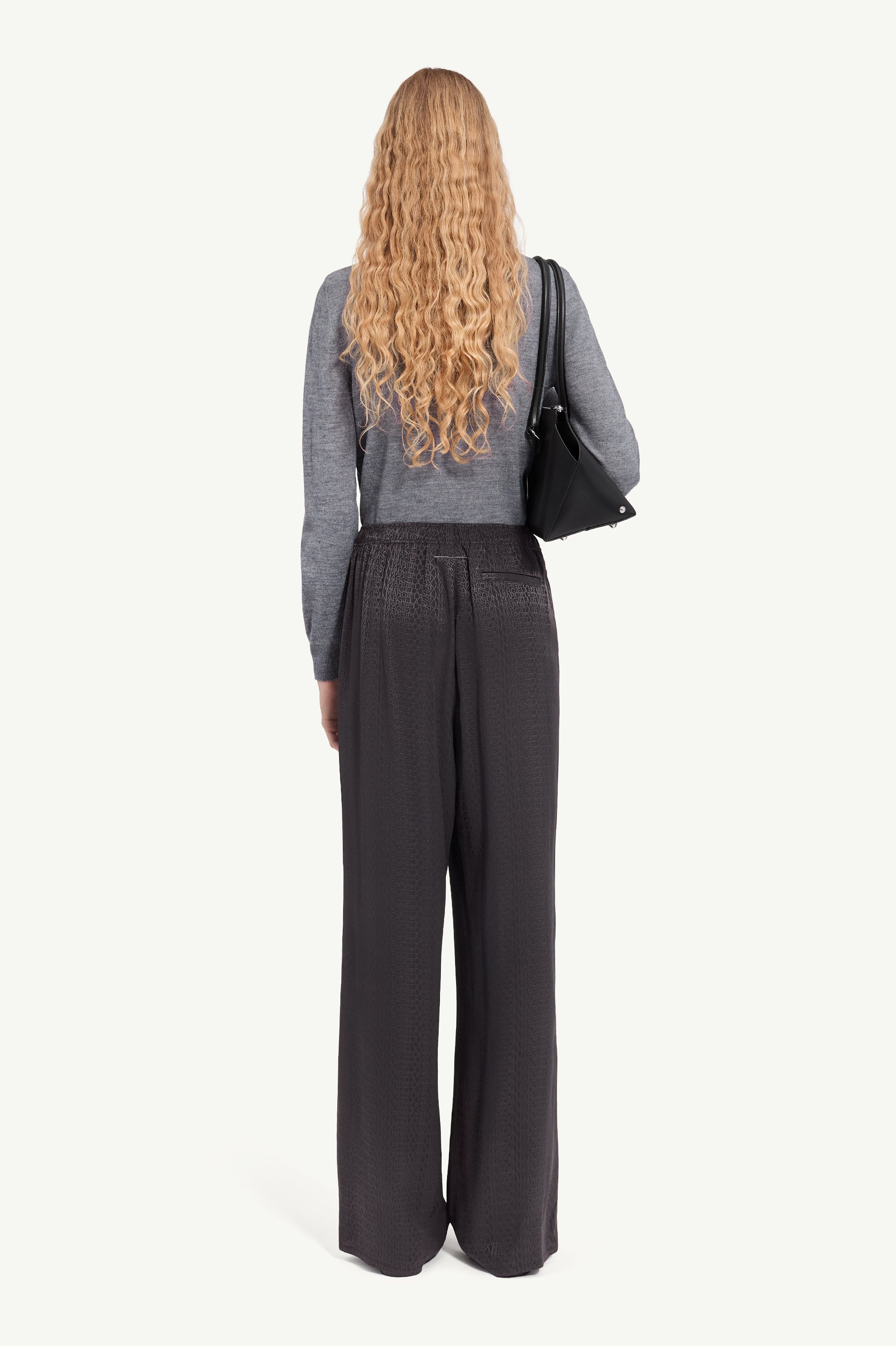 MM6 MAISON MARGIELA WIDE-LEG TROUSERS