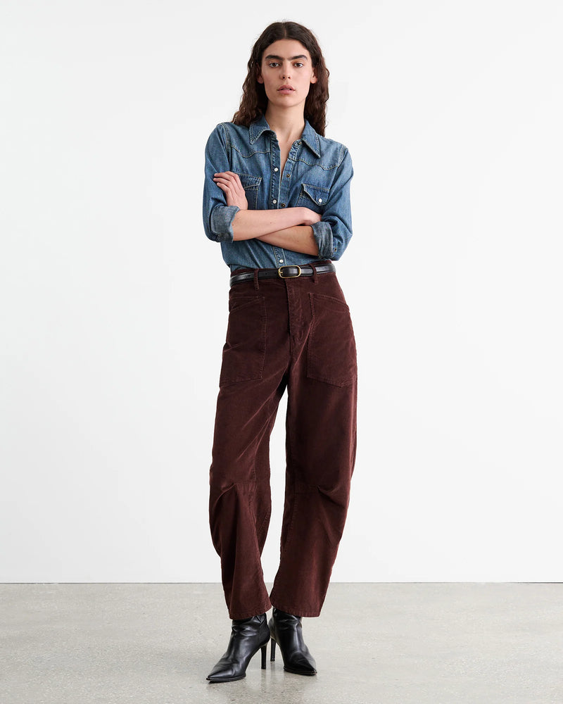 NILI LOTAN SHON PANT - MERLOT