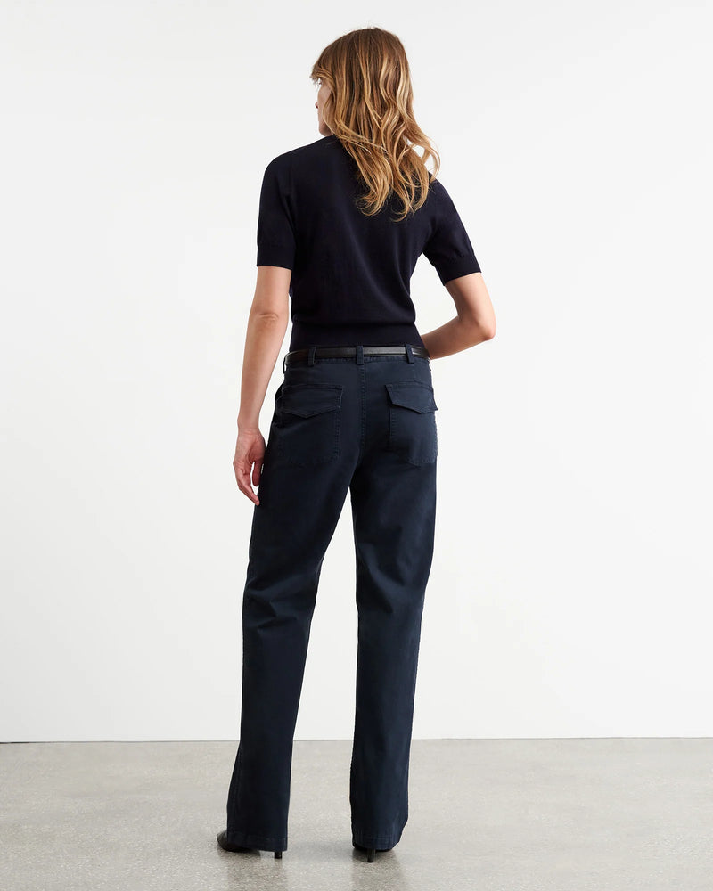 NILI LOTAN GABY PANT IN MIDNIGHT