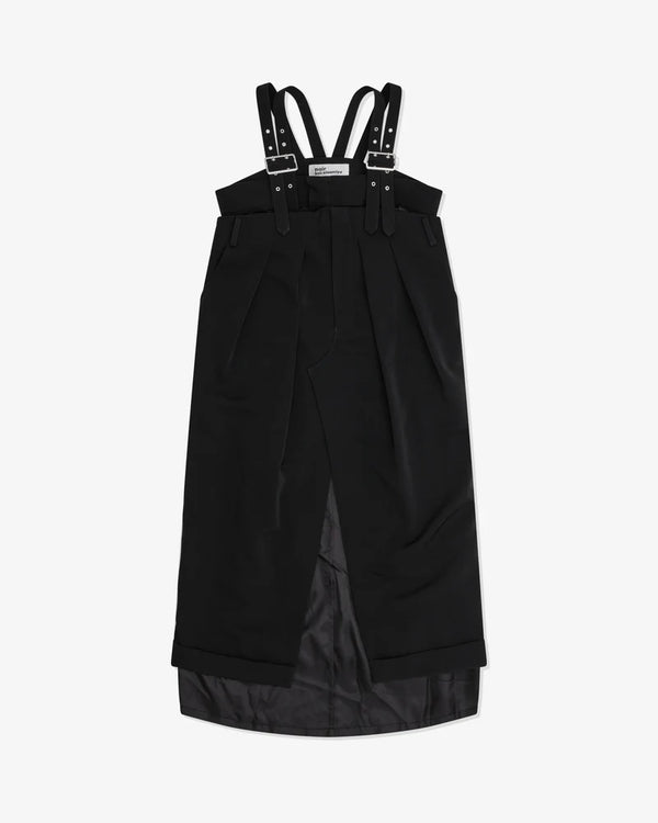 COMME DES GARCONS BLACK BUCKLE STRAP DRESS