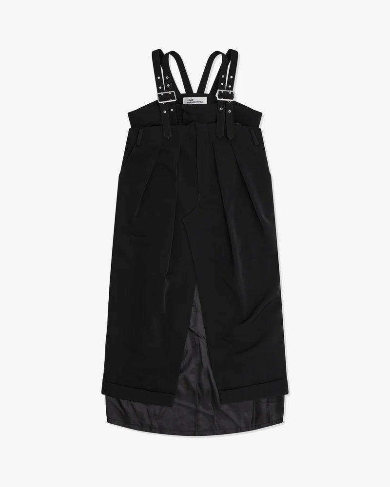 COMME DES GARCONS BLACK BUCKLE STRAP DRESS