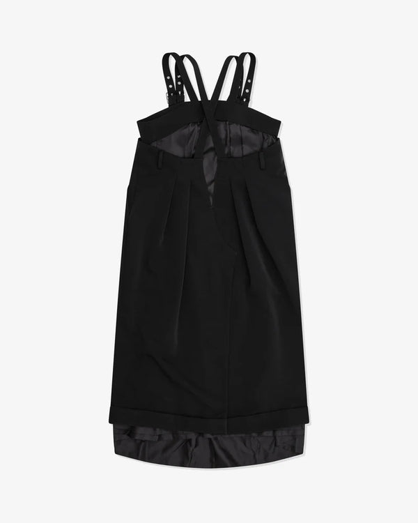 COMME DES GARCONS BLACK BUCKLE STRAP DRESS