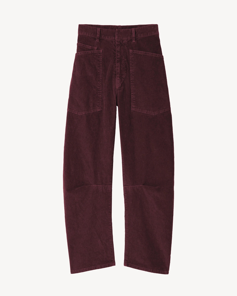 NILI LOTAN SHON PANT - MERLOT