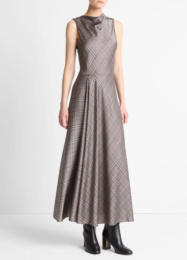 VINCE COWL NECK DRESS