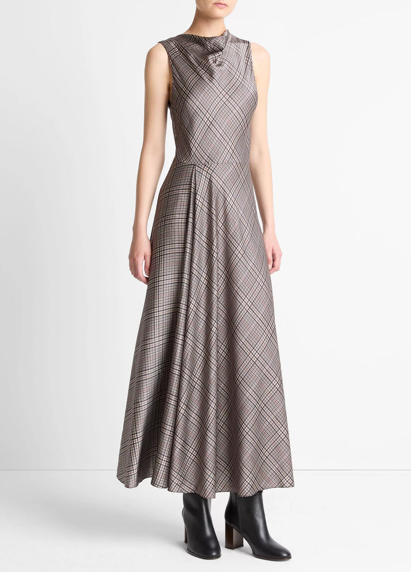 VINCE COWL NECK DRESS