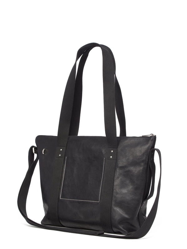 RICK OWENS TROLLEY BAG - BLACK