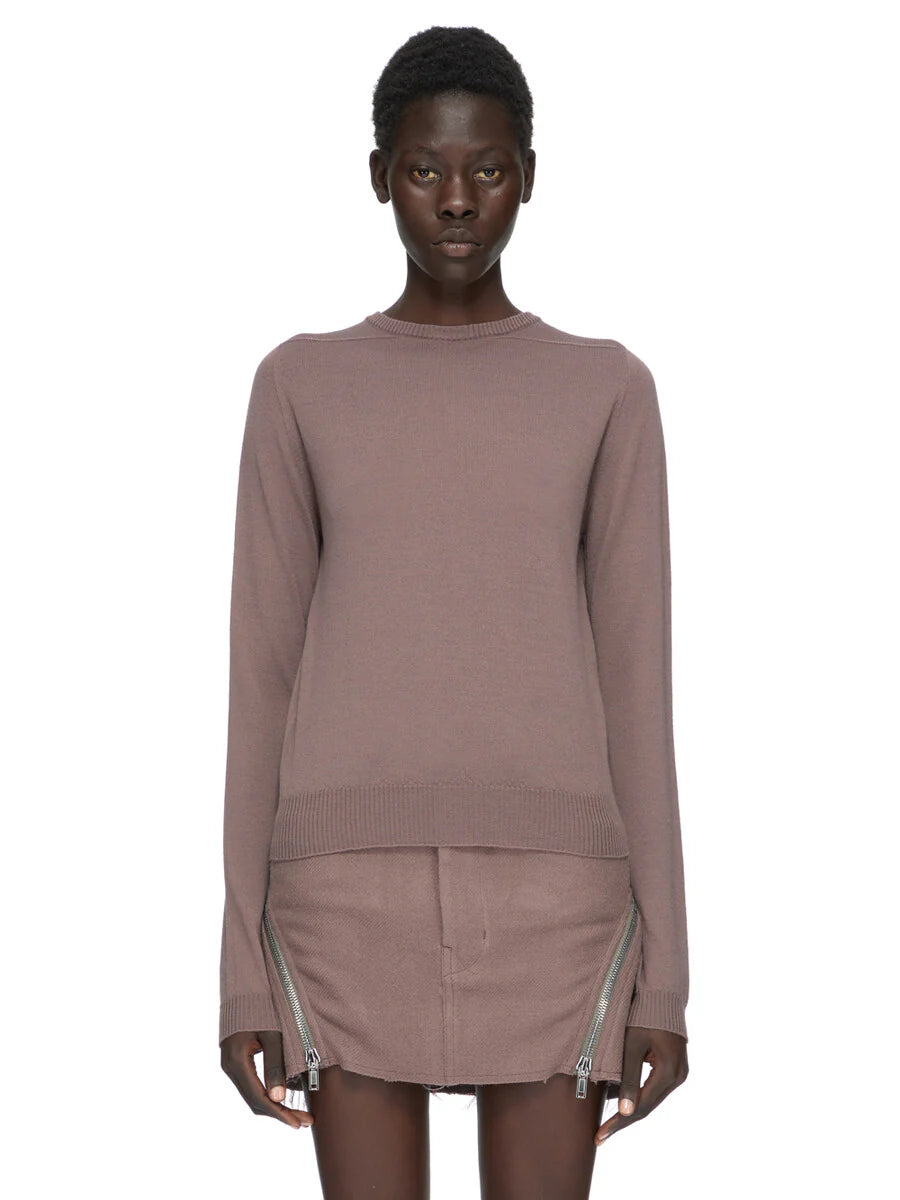 RICK OWENS BIKER KNIT GRAPE