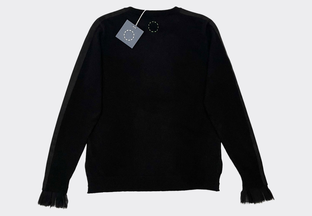 SPHERE ONE RUFFLECUFF SWEATER EMBASSY BLACK