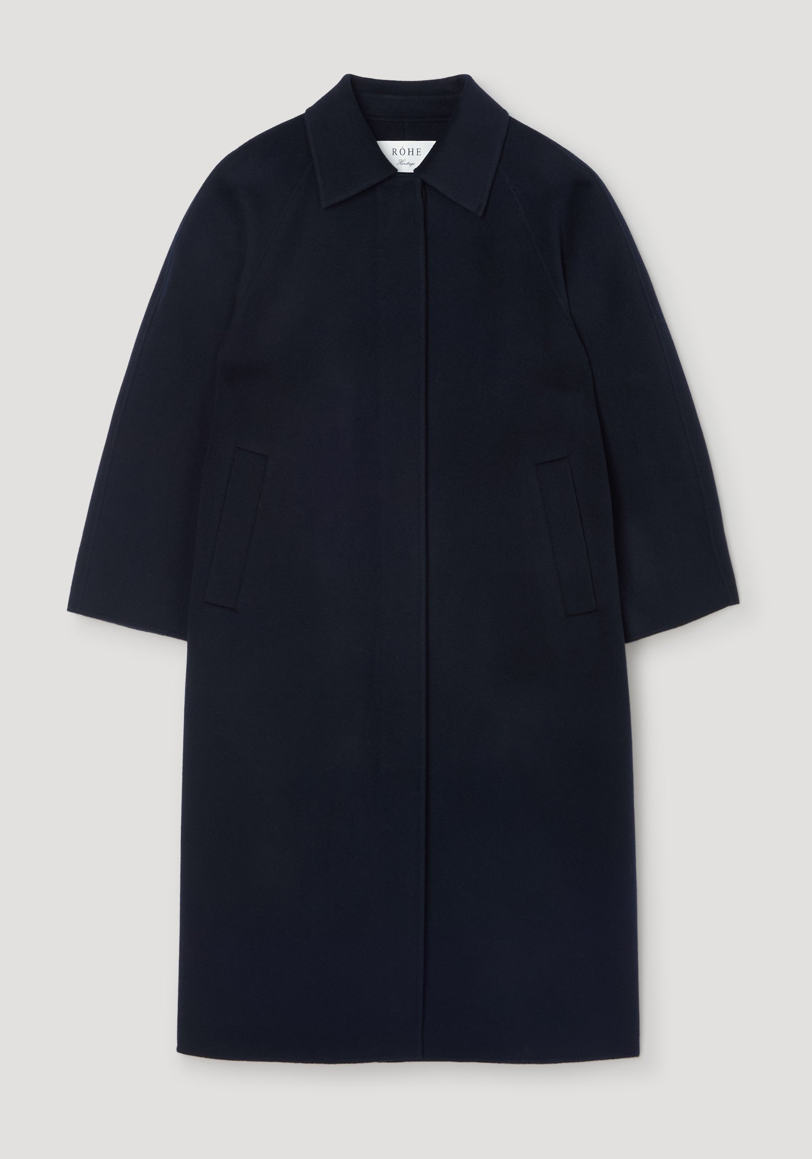 ROHE DOUBLE-FACED WOOL PADDED COAT