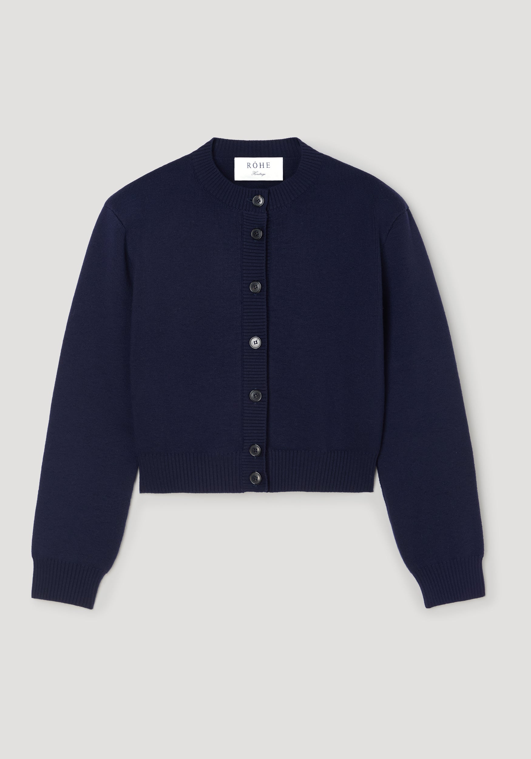 RÓHE STATEMENT SHOULDER CARDIGAN