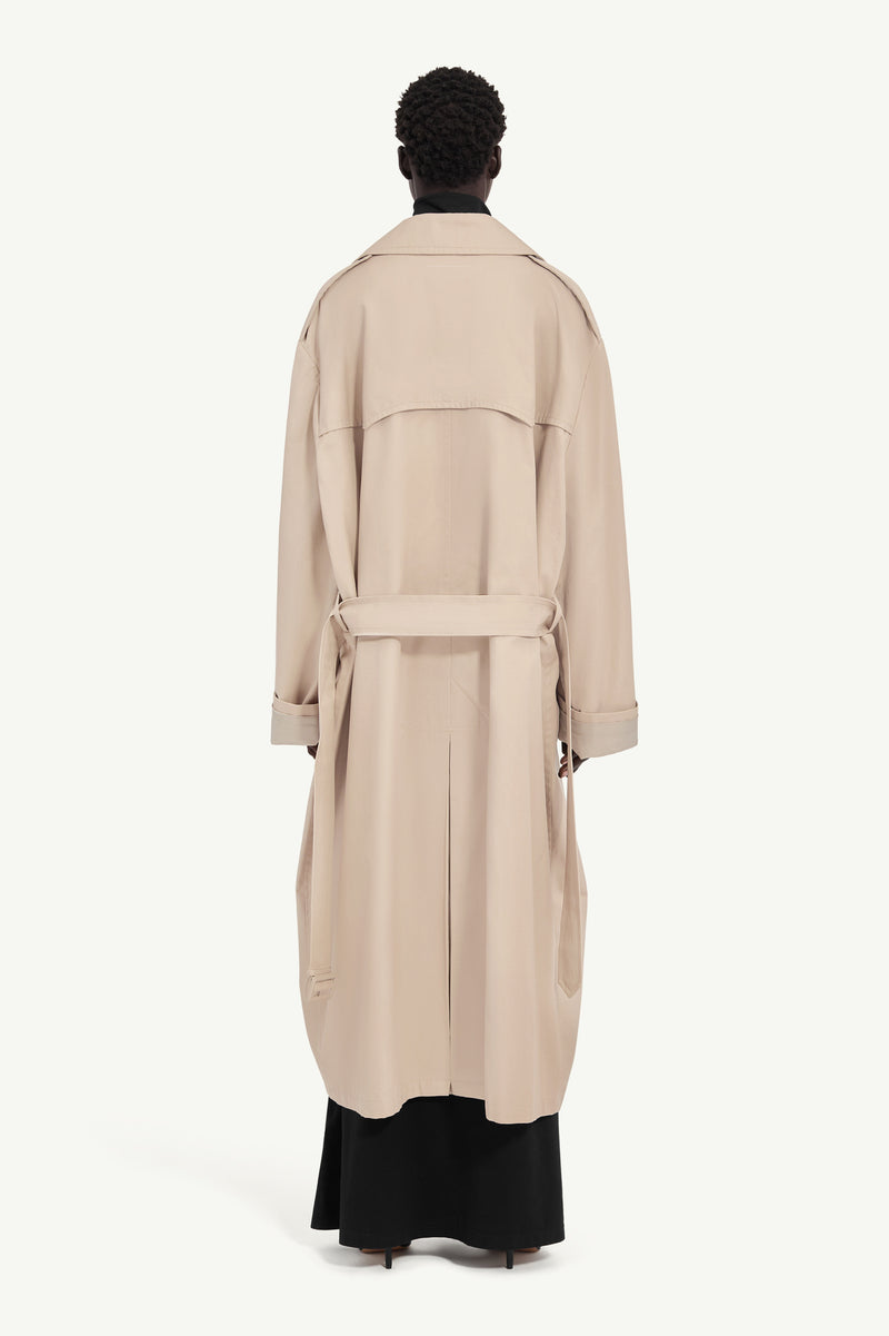 MM6 DOUBLE BREASTED TRENCH COAT