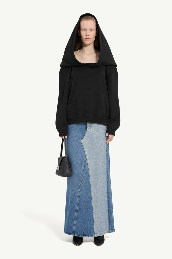 MM6 OFF THE SHOULDER SWEATSHIRT