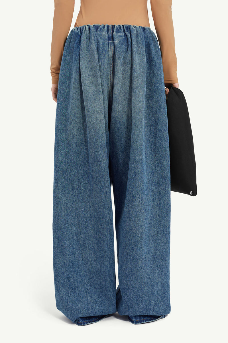 MM6 PANTS DENIM TROUSERS